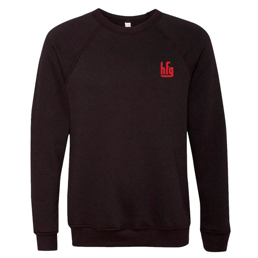 HFG Icon Bella Canvas Unisex Sponge Fleece Raglan Crewneck Sweatshirt