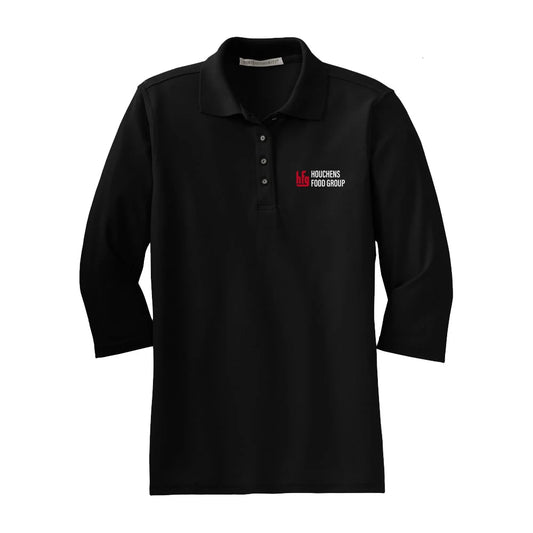 HFG Port Authority Ladies Silk Touch 3/4-Sleeve Polo